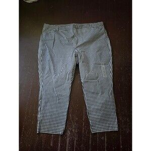 Old Navy work pants, checker pattern